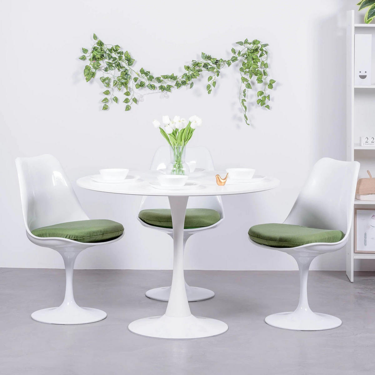 ESSTISCH Rund Weiß 100/100/73 cm - Weiß, Holz (100/100/73cm) - Nest Dream