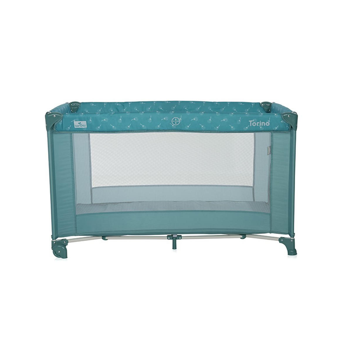 REISEBETT Torino grün Laufstall seitlicher Eingang, Tragetasche, Faltmatratze - Grün, Kunststoff (60/120cm) - Lorelli