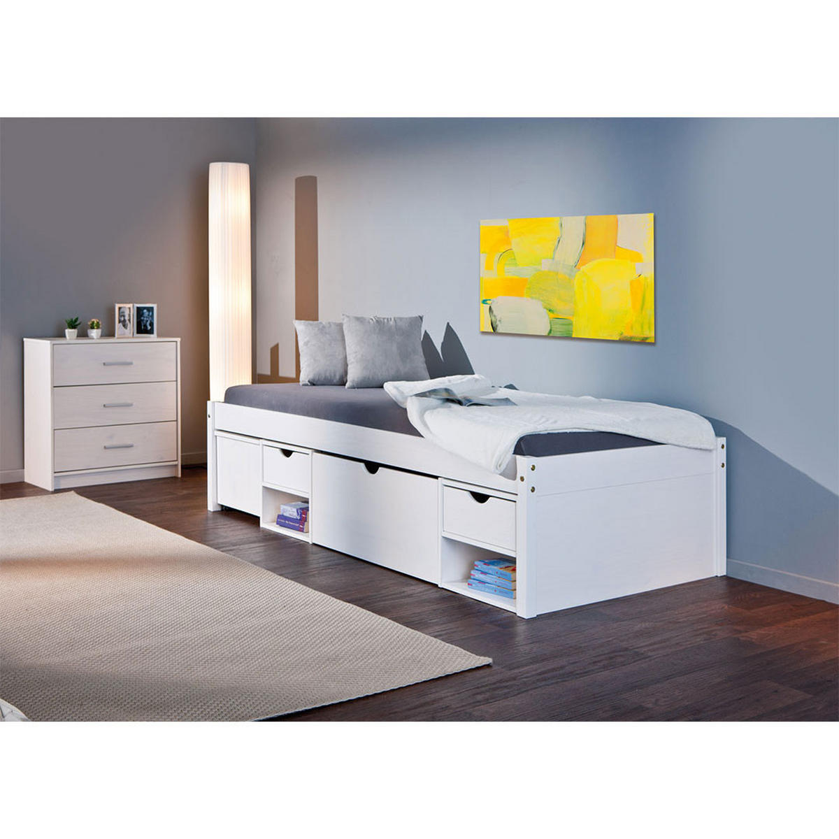 BETT Weiß - Weiß, Holz - ebuy24
