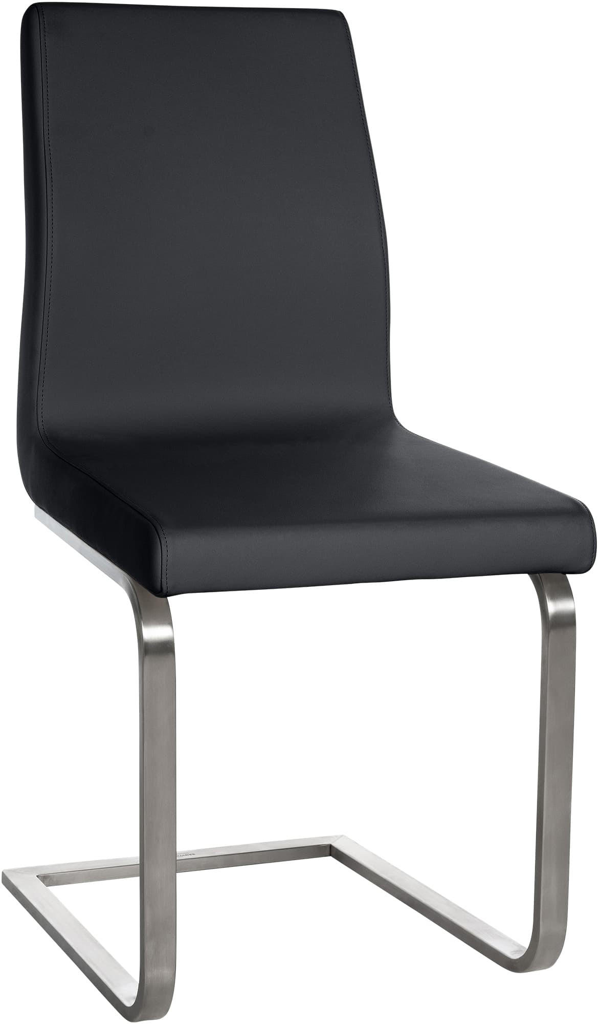 Deluke Esszimmerstuhl Schwarz 40x90x50 cm