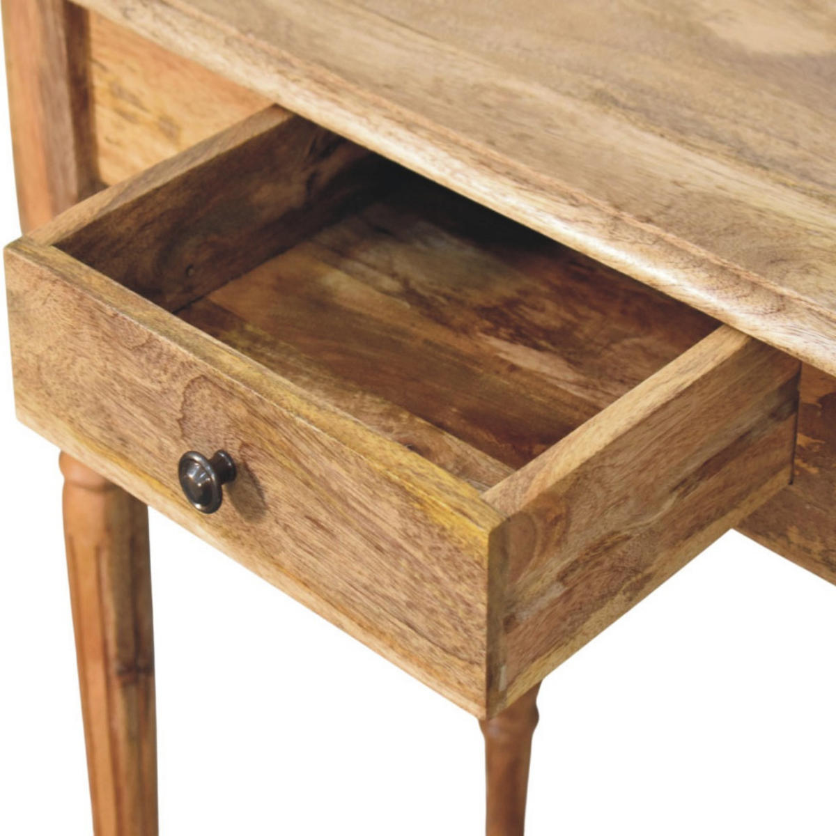 SCHREIBTISCH in Eichenoptik, 1 Schublade, Hellbraun - Braun, Holz (80/45/80cm) - Artisan Furniture