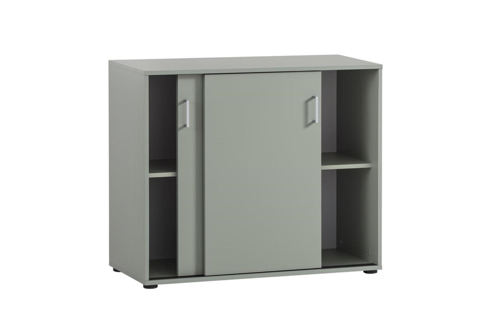 AKTENSCHRANK Fox 84x100x41 cm 2 Schiebetüren Pistazie - Grün, Holz (100/84/41cm) - PROREGAL