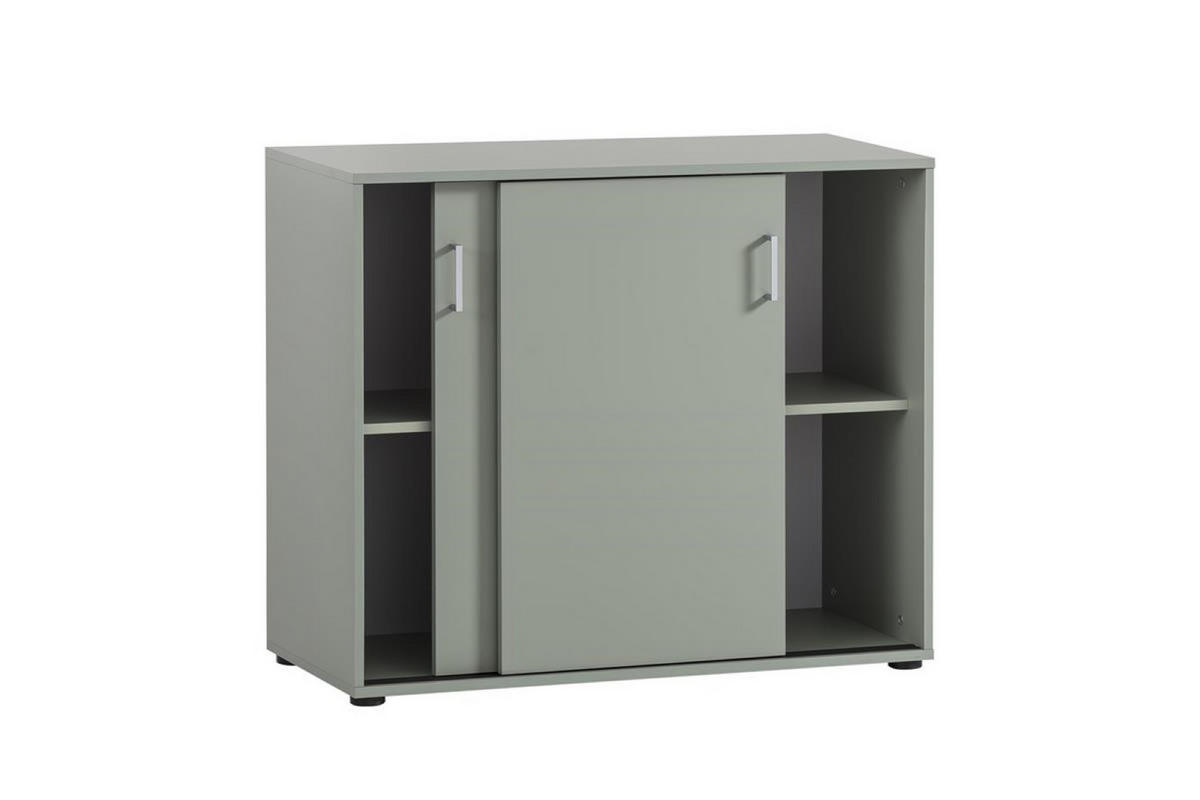 AKTENSCHRANK Fox 84x100x41 cm 2 Schiebetüren Pistazie - Grün, Holz (100/84/41cm) - PROREGAL