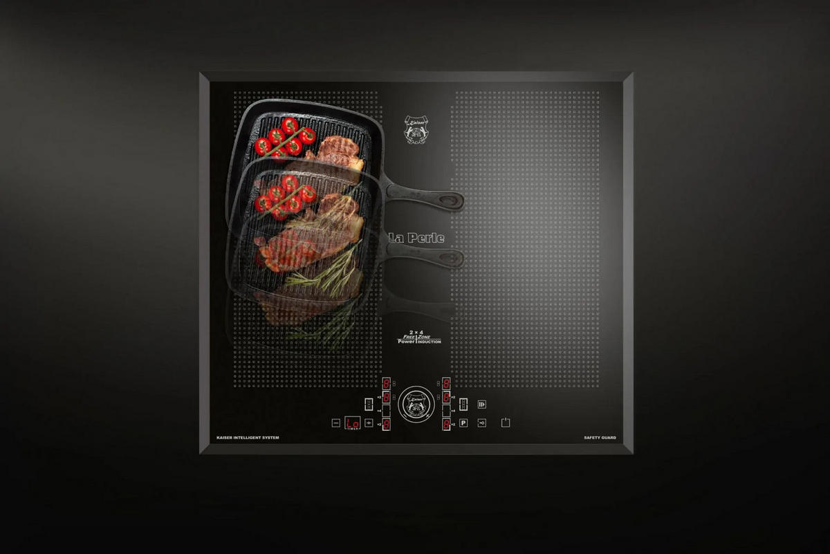 INDUKTIONSKOCHFELD - Schwarz, Keramik (59/5.5/52cm) - Kaiser Küchengeräte