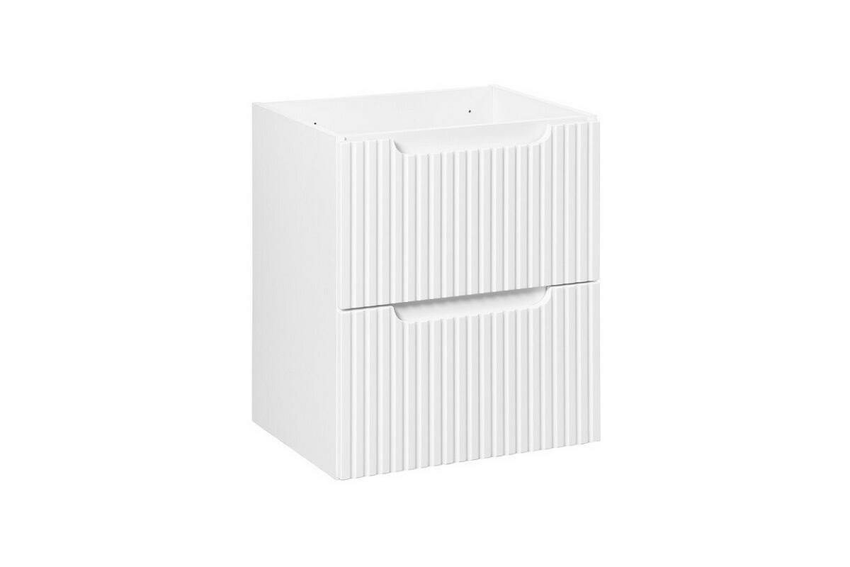 WASCHTISCHUNTERSCHRANK 60 cm 2 Teile - Nova White N BM105 in Weiß/Evoke Eiche - Weiß/Eiche Artisan, Holz (50/57/40cm)