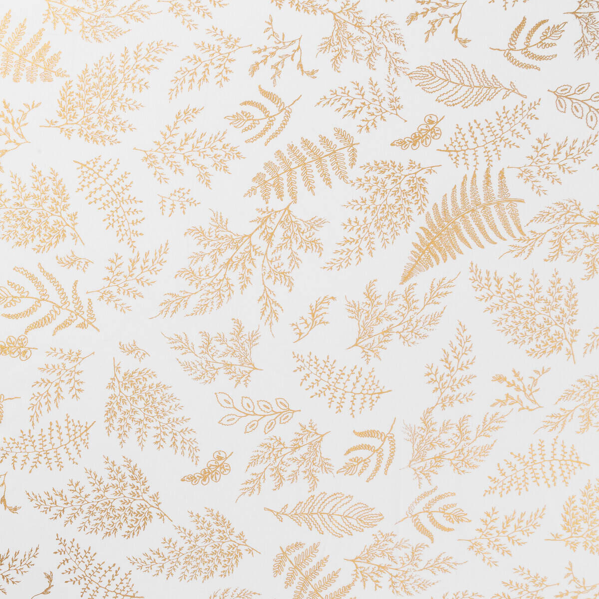 TISCHDECKE Weiß/Gold rund - Weiß, Textil (180cm) - Atmosphera Createur d´interieur