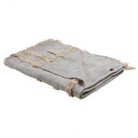 DECKE Beige Hospet 130/180 cm - Beige, Naturmaterialen/Textil (130/180cm) - Beliani