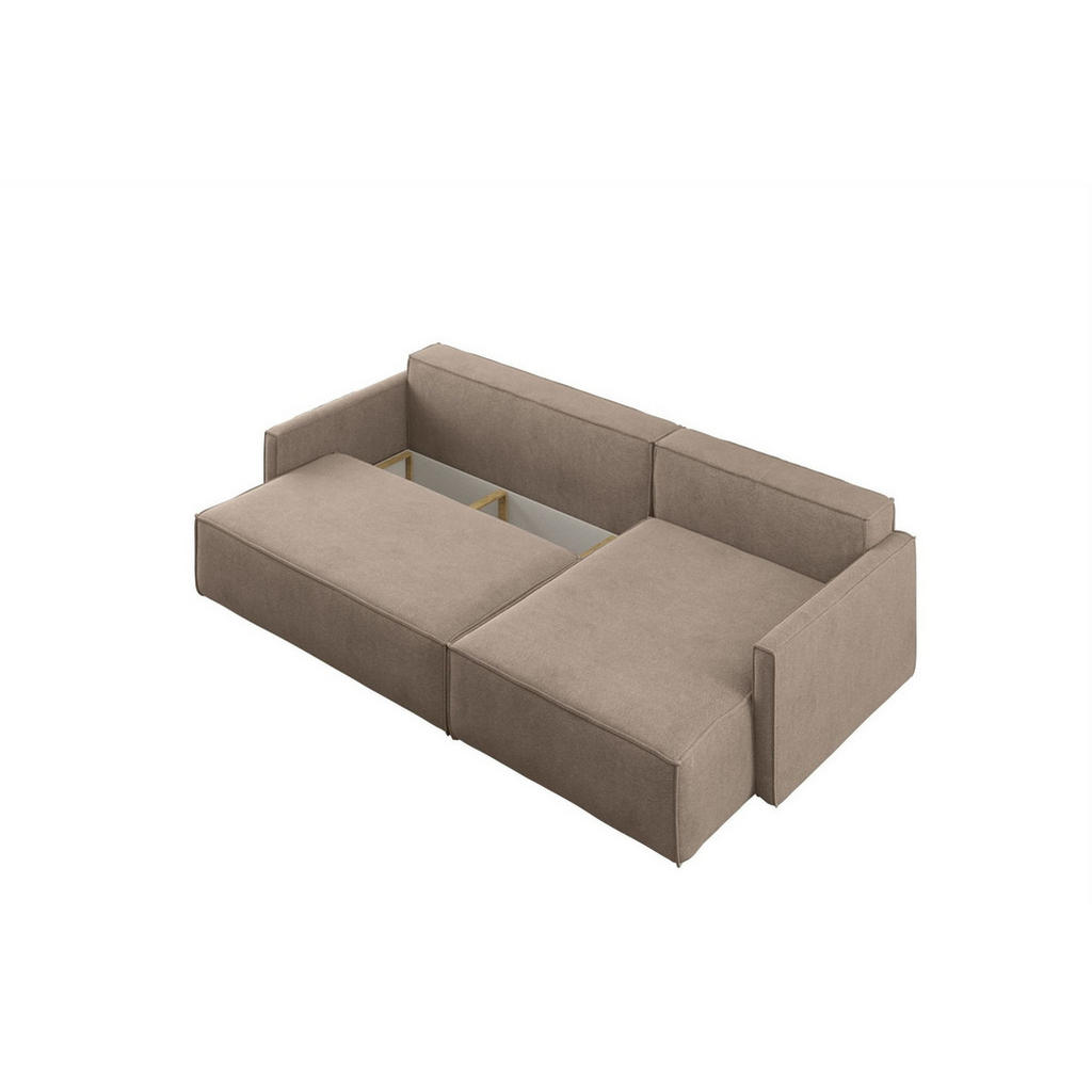 Thumbnail - Fun Möbel Ecksofa, Violett, Textil, Ottomane rechts, 250x142 cm, Wohnzimmer, Sofas & Couches, Wohnlandschaften, Ecksofas