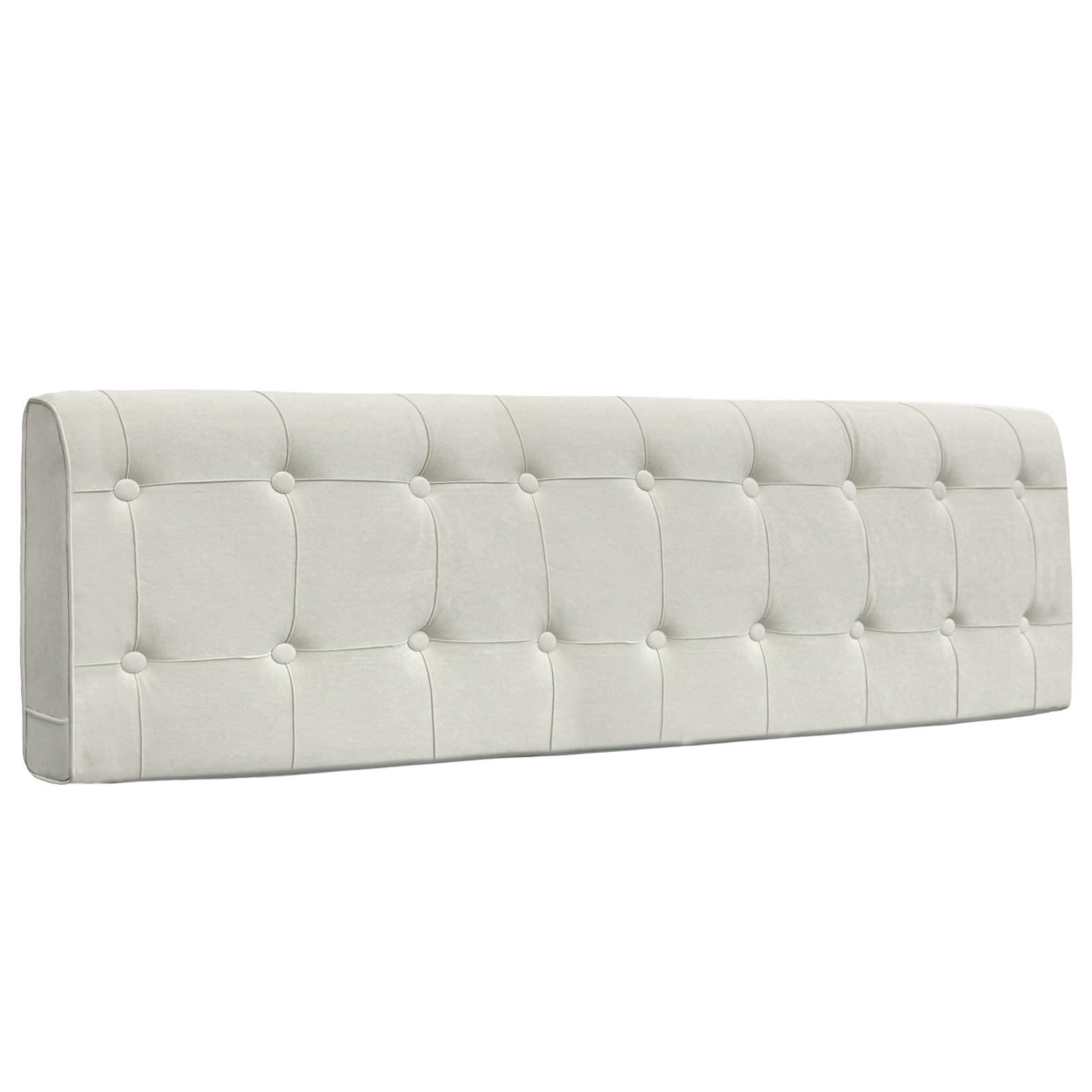 KOPFTEIL Rautengitter Wildlederimitat 60*200cm - Beige/Grau, Textil (10/60/200cm) - Vercart