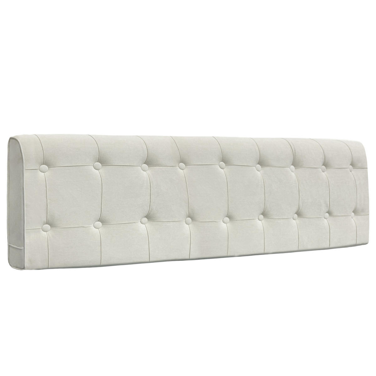 KOPFTEIL Rautengitter Wildlederimitat 60*200cm - Beige/Grau, Textil (10/60/200cm) - Vercart