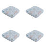 SITZKISSEN Donna 48/48 cm 4er-Set - Blau, Textil (48/7/48cm) - Madison