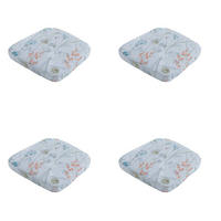 SITZKISSEN Donna 48/48 cm 4er-Set - Blau, Textil (48/7/48cm) - Madison