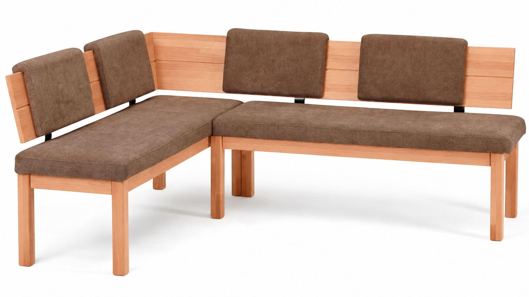 58aufmkessel Eckbank Kernbuche, Braun 194x155 cm