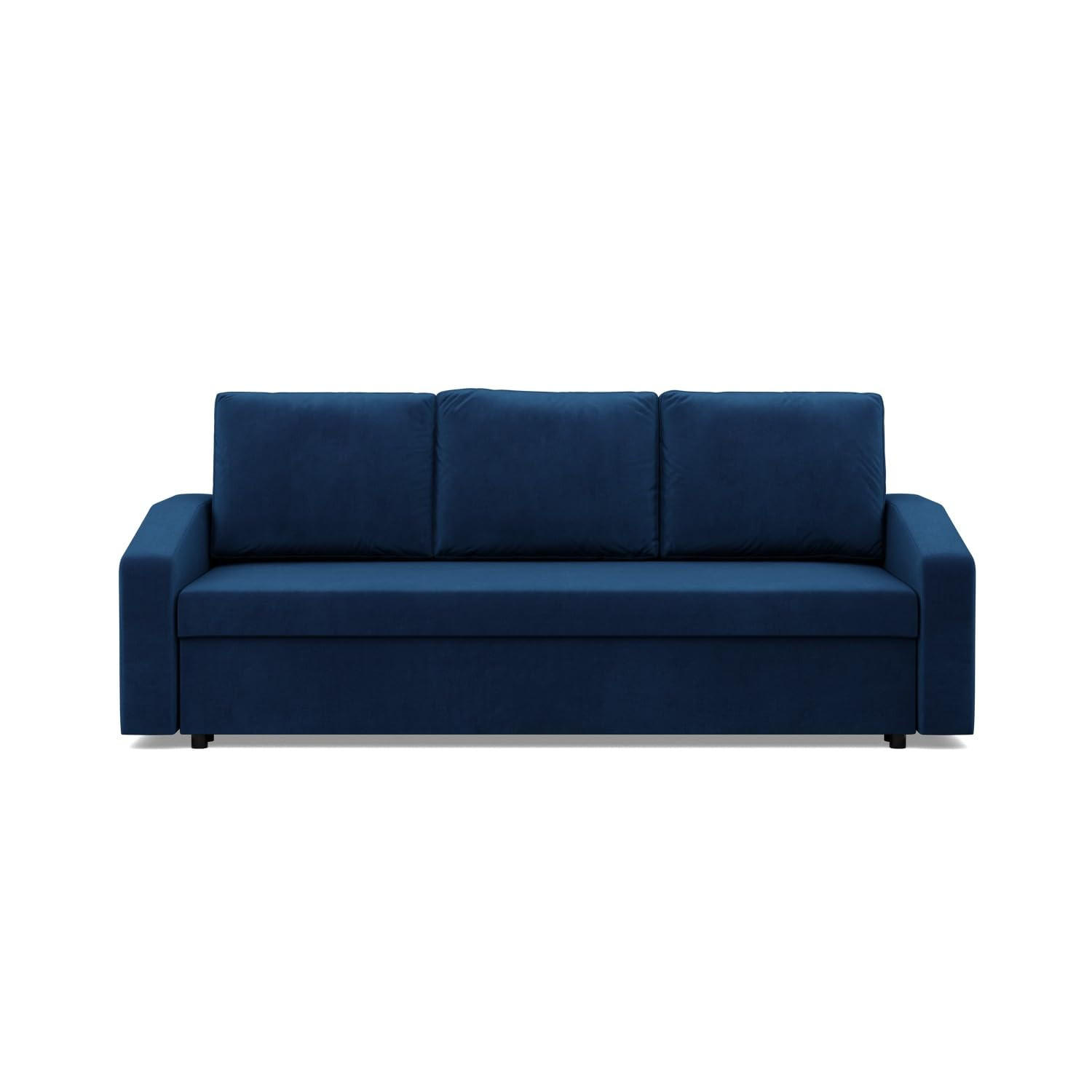 SOFA 3-SITZER MIT SCHLAFFUNKTION NEO, Grün - Blau, Textil (220/92/92cm) - Mebligo
