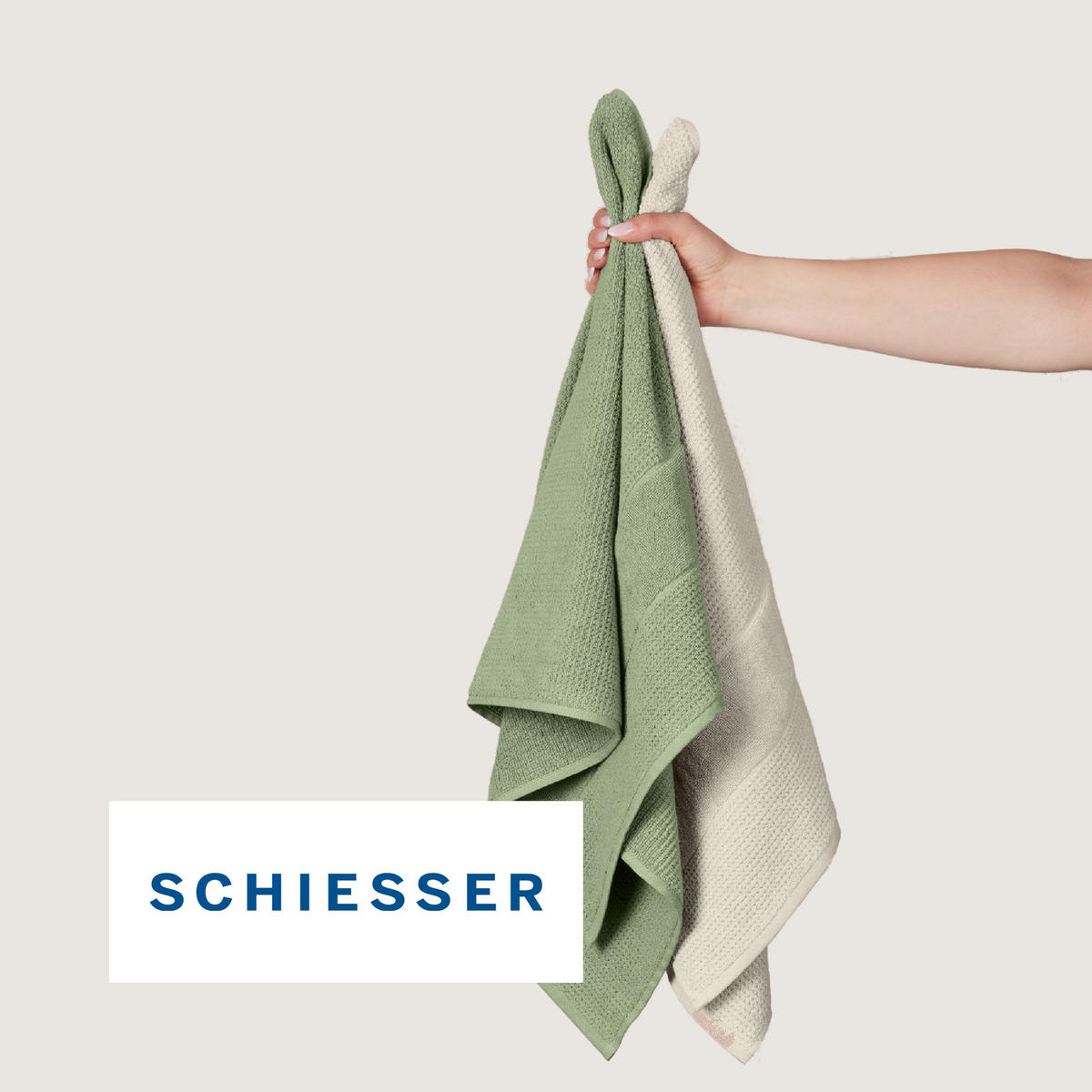 HANDTUCHSET Turin - 4-teilig - 50x100 cm - Hellrosa - Hellrosa, Textil (50/100cm) - SCHIESSER