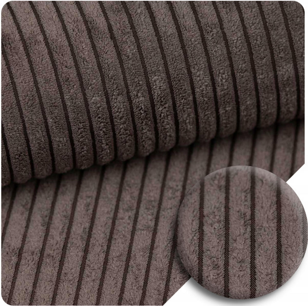 PREMIUM Lounge Sofa mit modernem Komfort Braun - Braun, Textil (200/70/100cm) - SURB