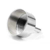 TRICHTER für New Moka Induction Espressokocher 6 Tassen - Silberfarben, Metall - Bialetti