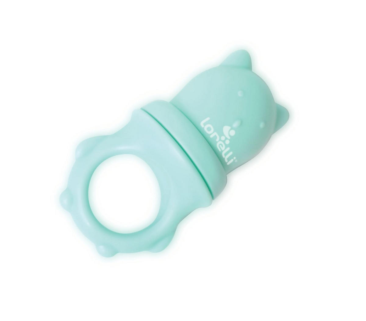 BEISSRING Fruchtsauger 2 in 1 türkis Beikostsauger, Fütterhilfe, Schutzkappe - Türkis, Kunststoff (5/10cm) - Lorelli