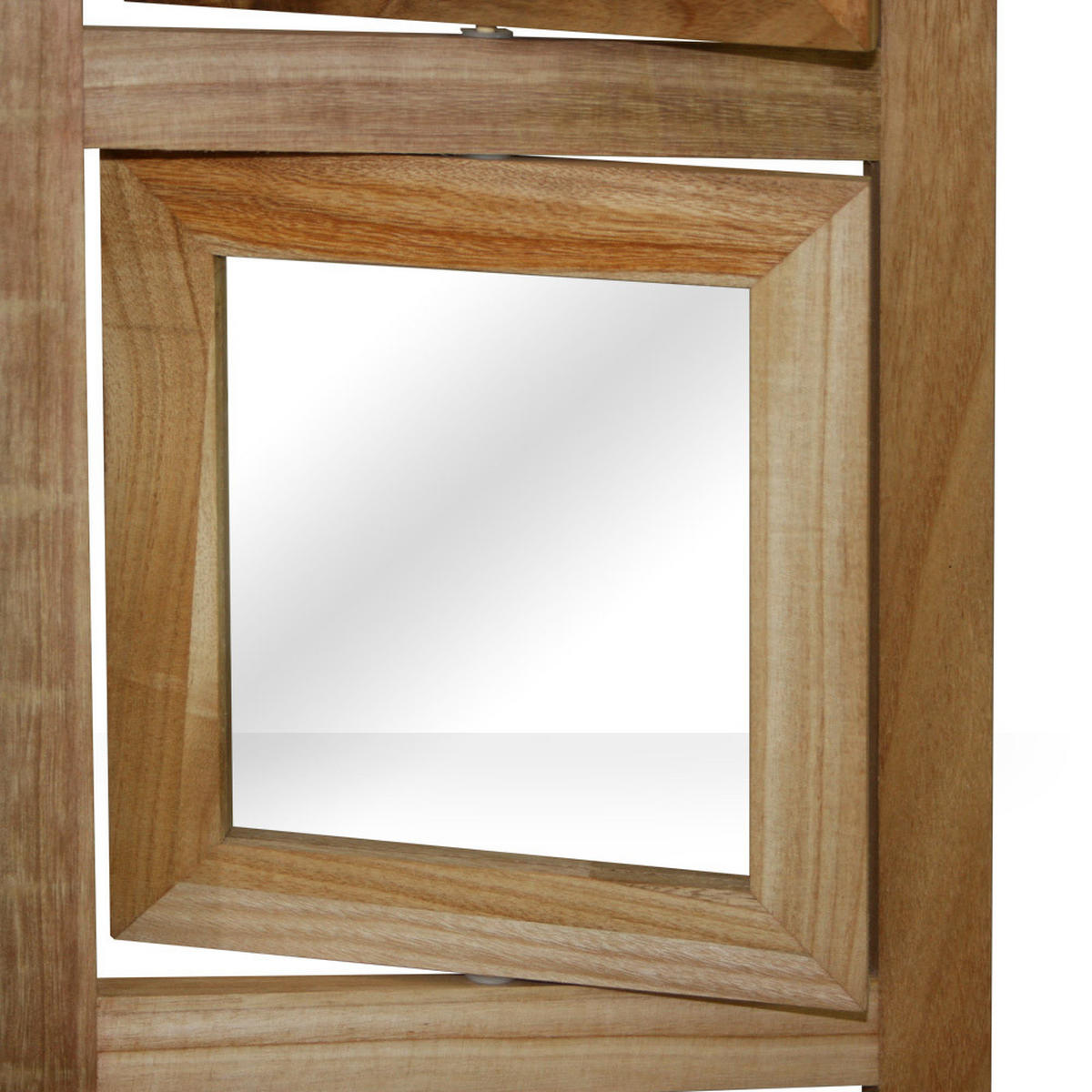 PARAVENT 3-tlg. 93/161 cm Hellbraun Fotowand - Hellbraun, Holz (93/161/2cm) - Homestyle4u