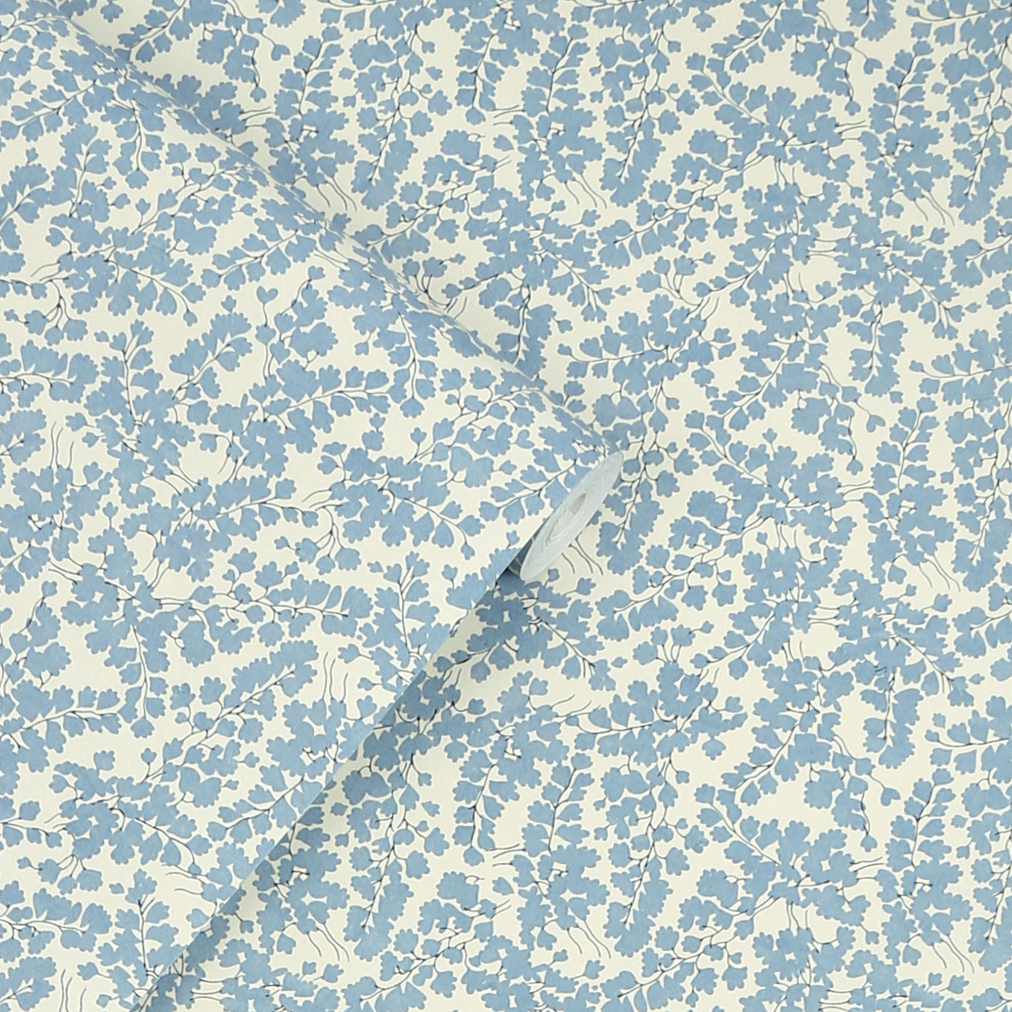 VLIESTAPETE Cariad Spray Newport Blue - Blau, Papier/Kunststoff (52/1000cm) - Graham & Brown