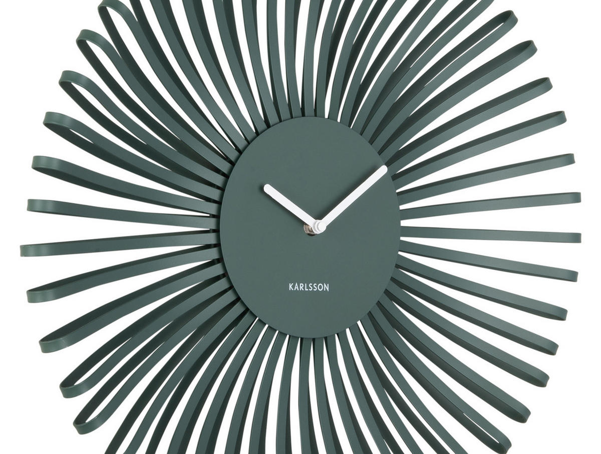 WANDUHR Polo Grün 48/7.8/48 cm - Grün, Metall (7.8/48/48cm) - Karlsson