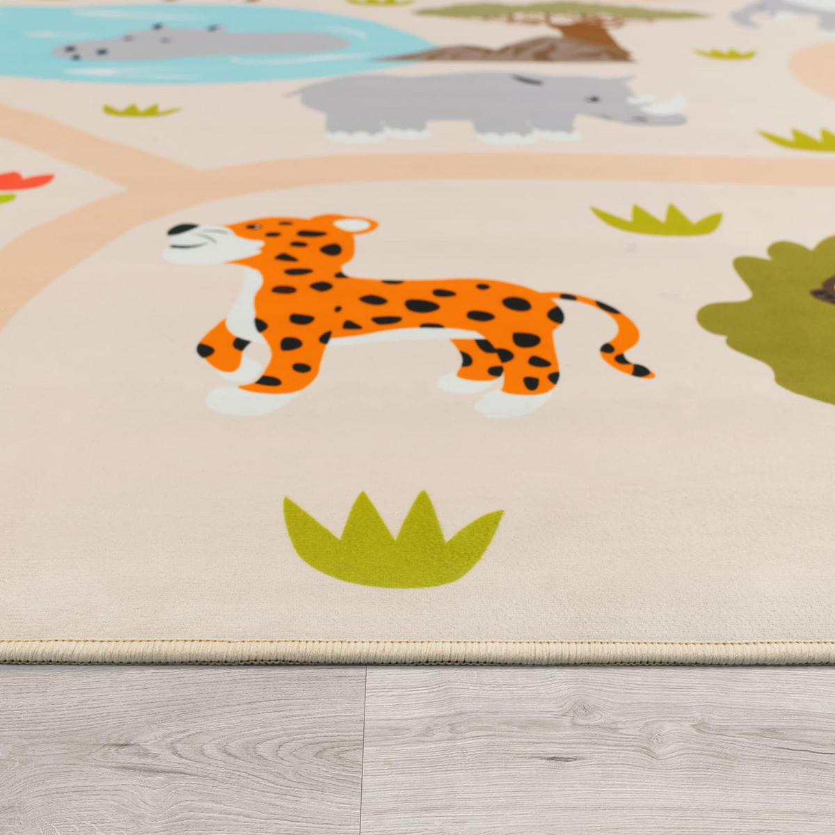 KINDERTEPPICH Bunt 160 x 220 cm - Multicolor, Kunststoff (160/220cm) - TT Home