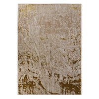 TEPPICH metallisch-Effekt modern OUSE ESME, Gold 120x170 cm - Goldfarben, Textil (120/170cm) - KADIMA DESIGN