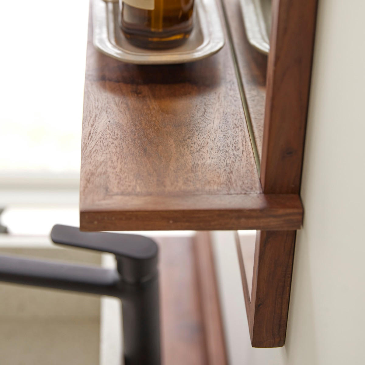 SPIEGEL Galyno Braun aus Palisander - Braun, Holz (50/75/15cm) - Tikamoon