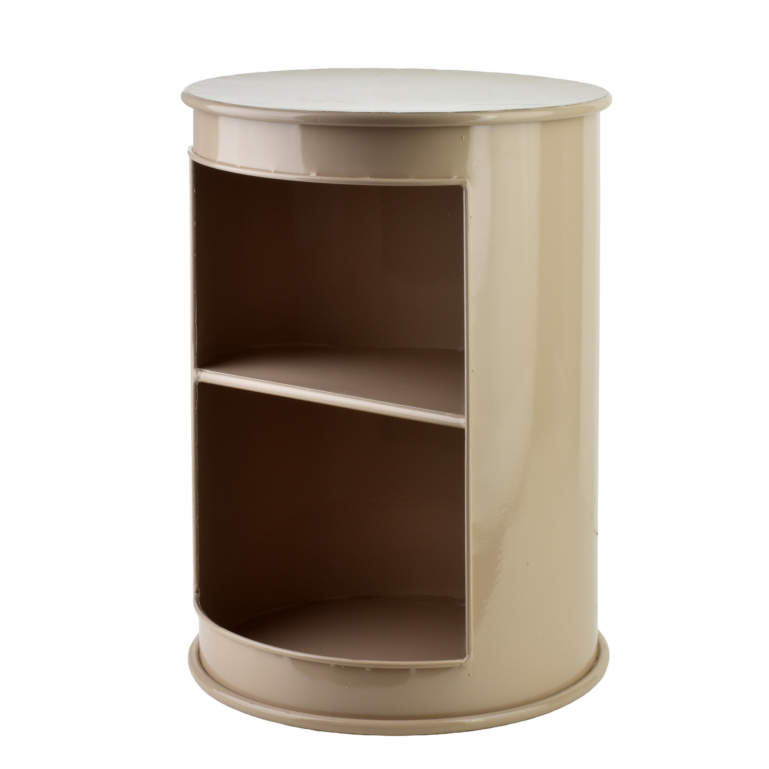 BEISTELLTISCH Roger Beige 33,5x33,5x46 cm Metall - Beige, Metall (33.5/33.5/46cm) - Mondex