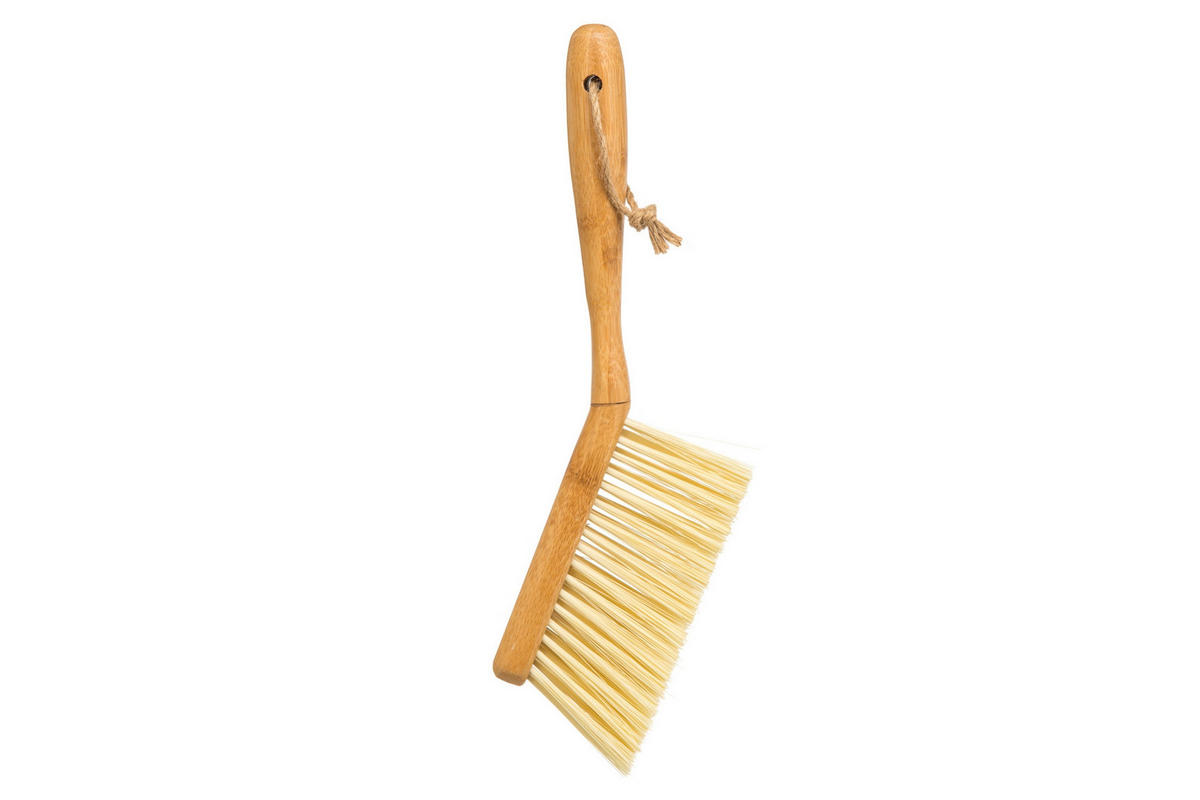 KRÜMELFEGER-SET mit Kehrschaufel - Beige, Naturmaterialien (25/7.5/36cm)