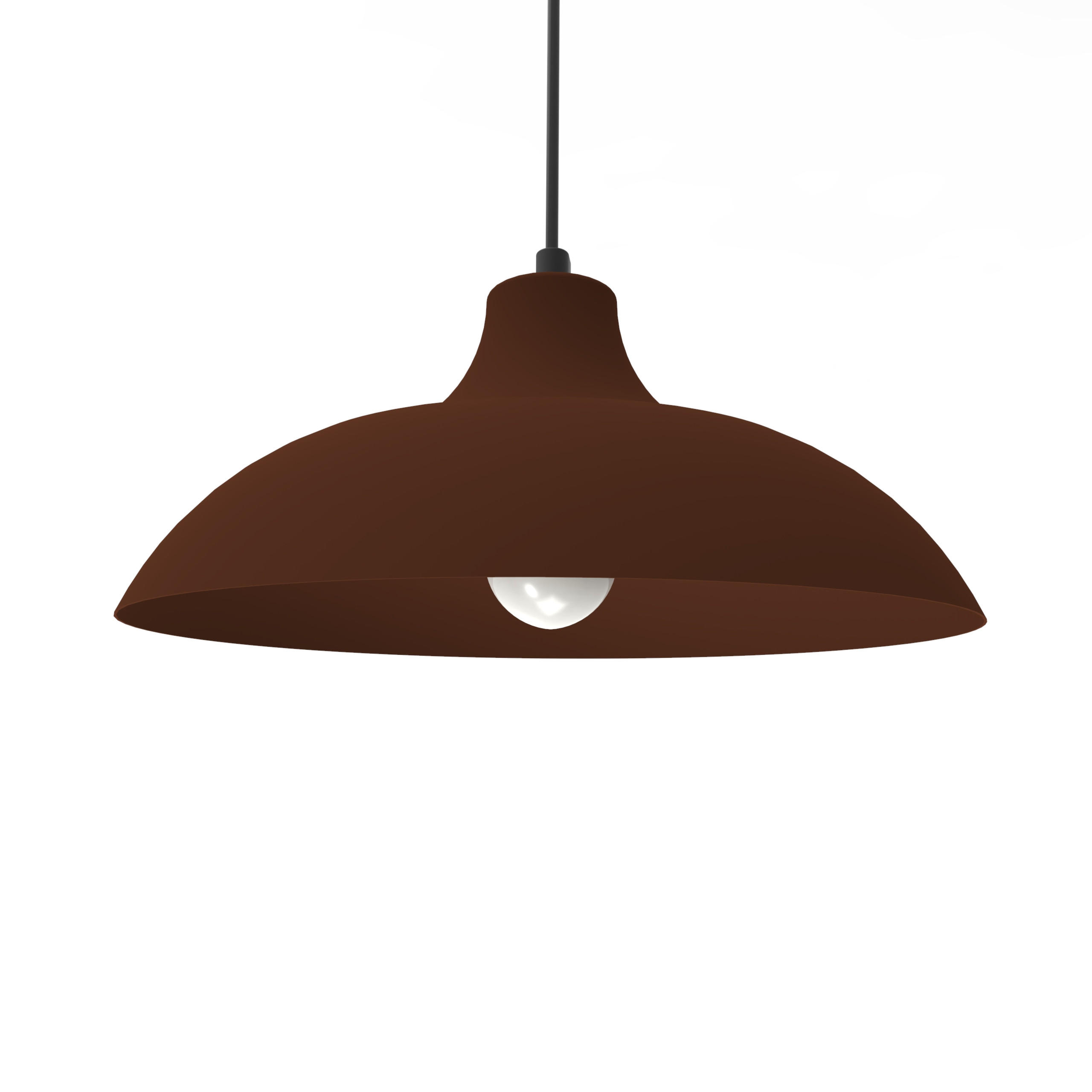 HÄNGELEUCHTE - Dunkelbraun, Metall (40/40/17cm) - Lumicom