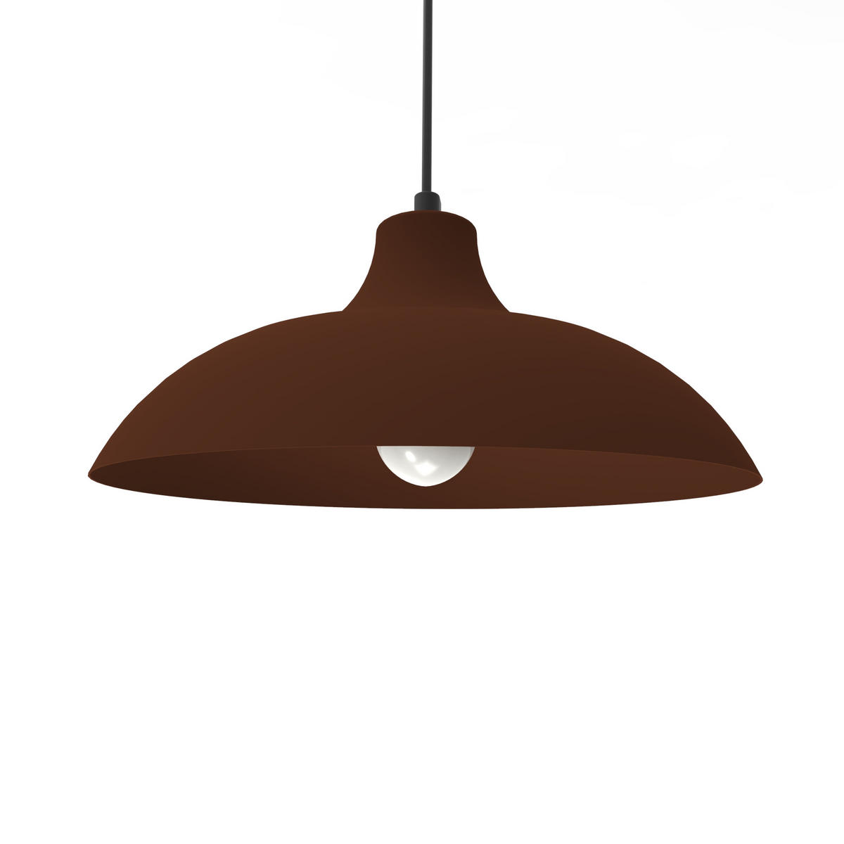 HÄNGELEUCHTE - Dunkelbraun, Metall (40/40/17cm) - Lumicom