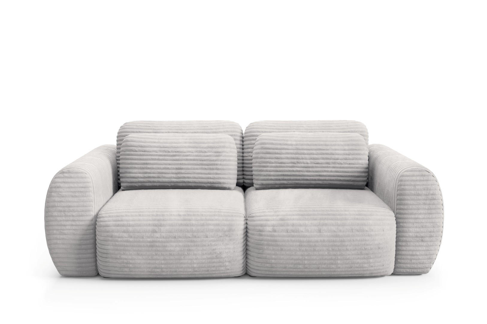 SCHLAFSOFA mit Bettkasten Grau - Schwarz/Grau, Holz/Holzwerkstoff (266/95/110cm) - Furnisell