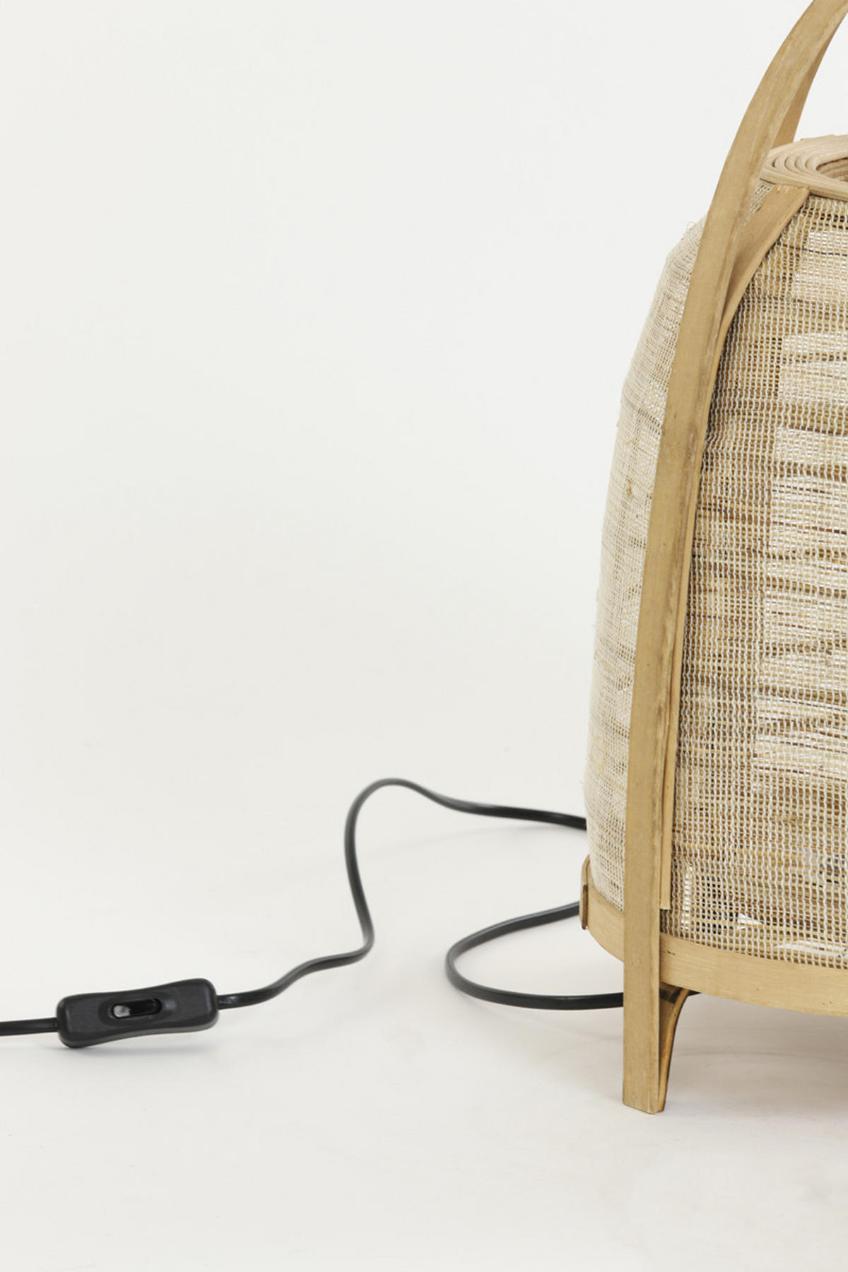 TISCHLAMPE Jacinto Braun Ø27/42 cm - Braun, Holz (27/27/42cm) - Light & Living