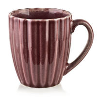 BECHER Evie Dunkelrot 8.7/11.5/10 cm Porzellan - Dunkelrot, Keramik (0.36L) - Mondex