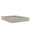 POLSTERBETT Kea mit Stauraum 160/200 cm Grau im Bubble Stoff - Schwarz/Naturfarben, Holz/Holzwerkstoff (160/200cm) - AltaBeds