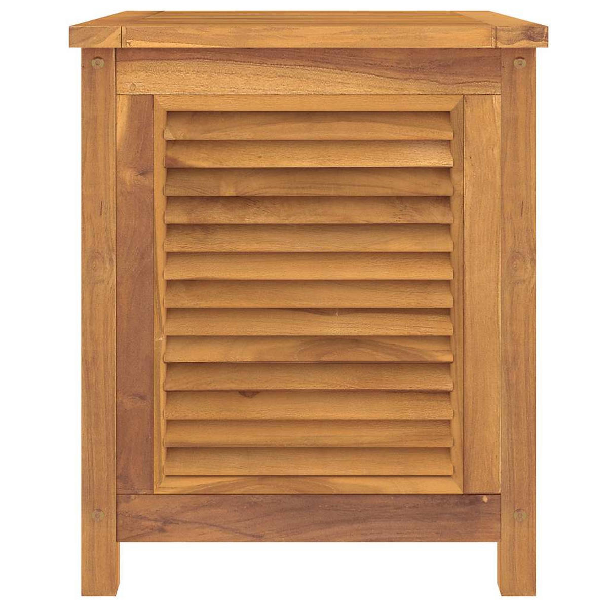 GARTENBOX Mit Beutel 60/50/58 Cm Massivholz Teak - Braun, Holz (60/58/50cm) - vidaXL