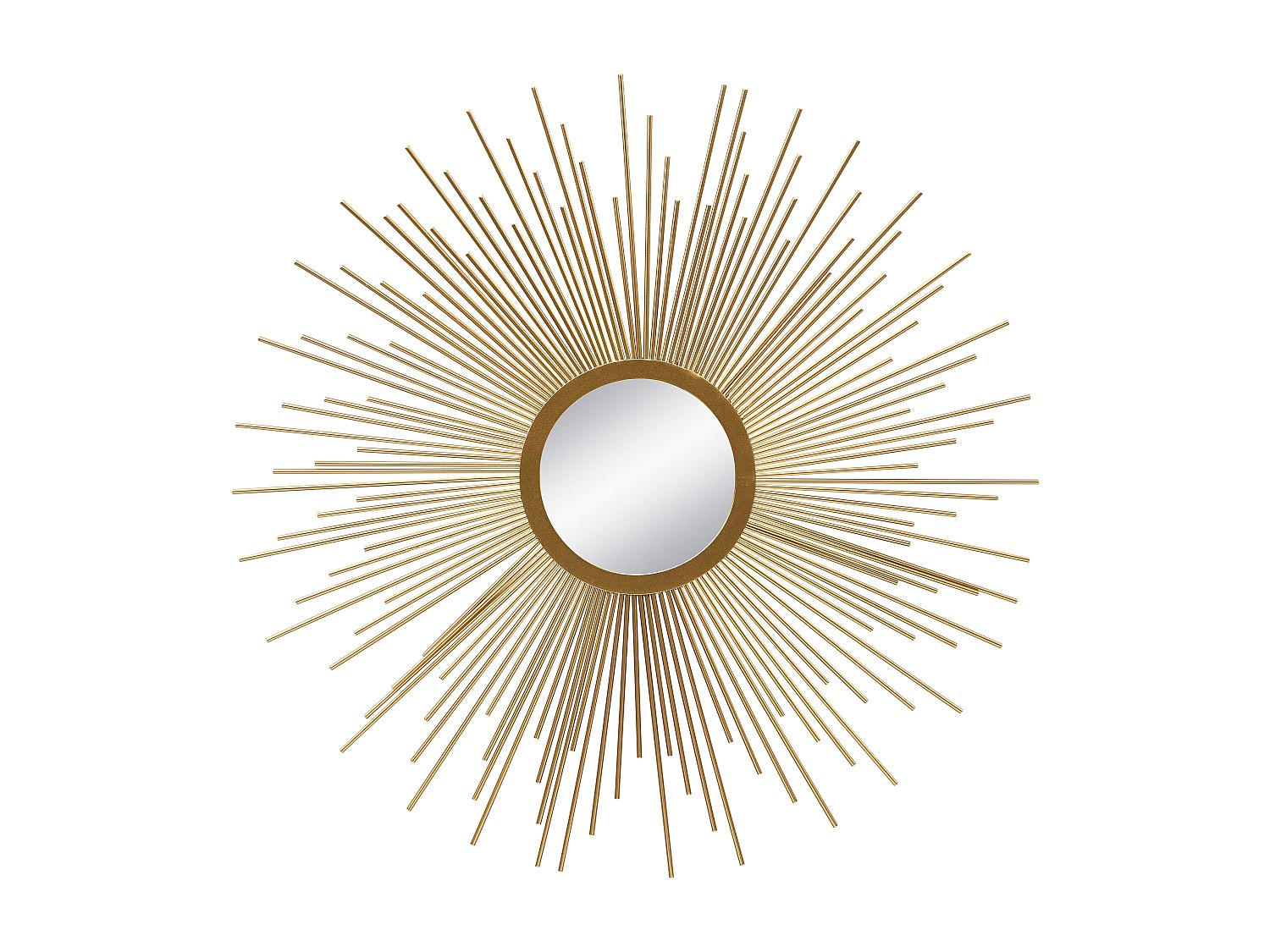 Vente-Unique Wandspiegel Gold 70x70x1.5 cm