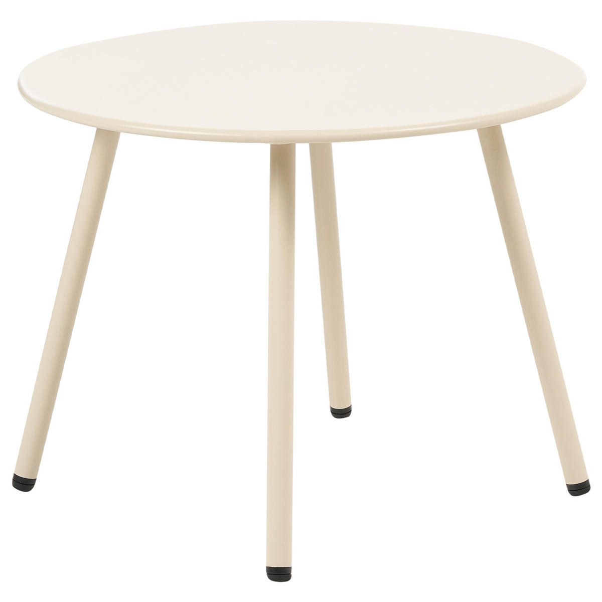 MĂSUȚĂ DE CAFEA DE EXTERIOR set de 2 metal bej - bej, metal (60/60/45cm) - Beliani