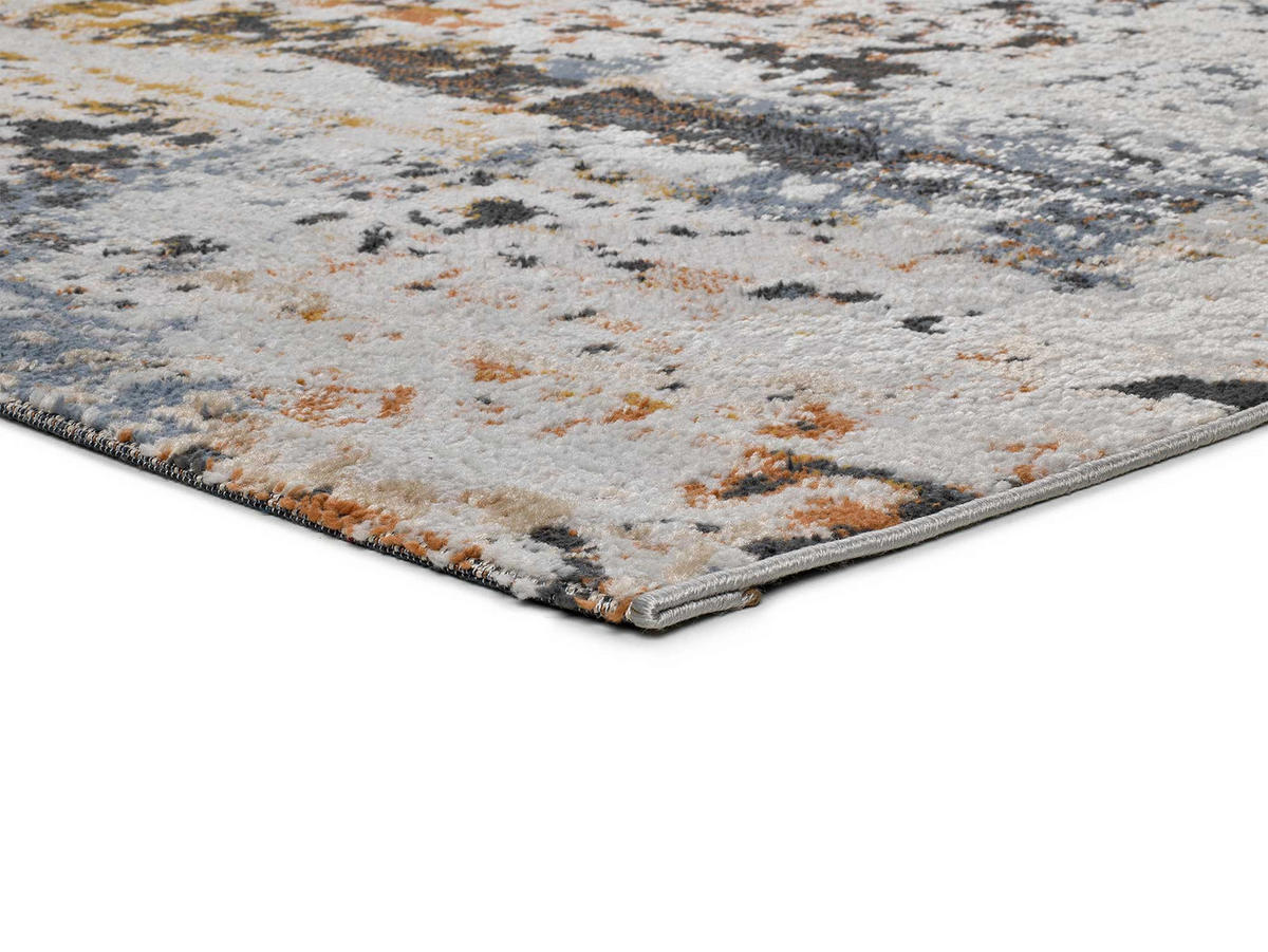 WEBTEPPICH Beige Springs 77/150 cm - Blau/Beige, Naturmaterialien/Textil (77/150cm) - Atticgo