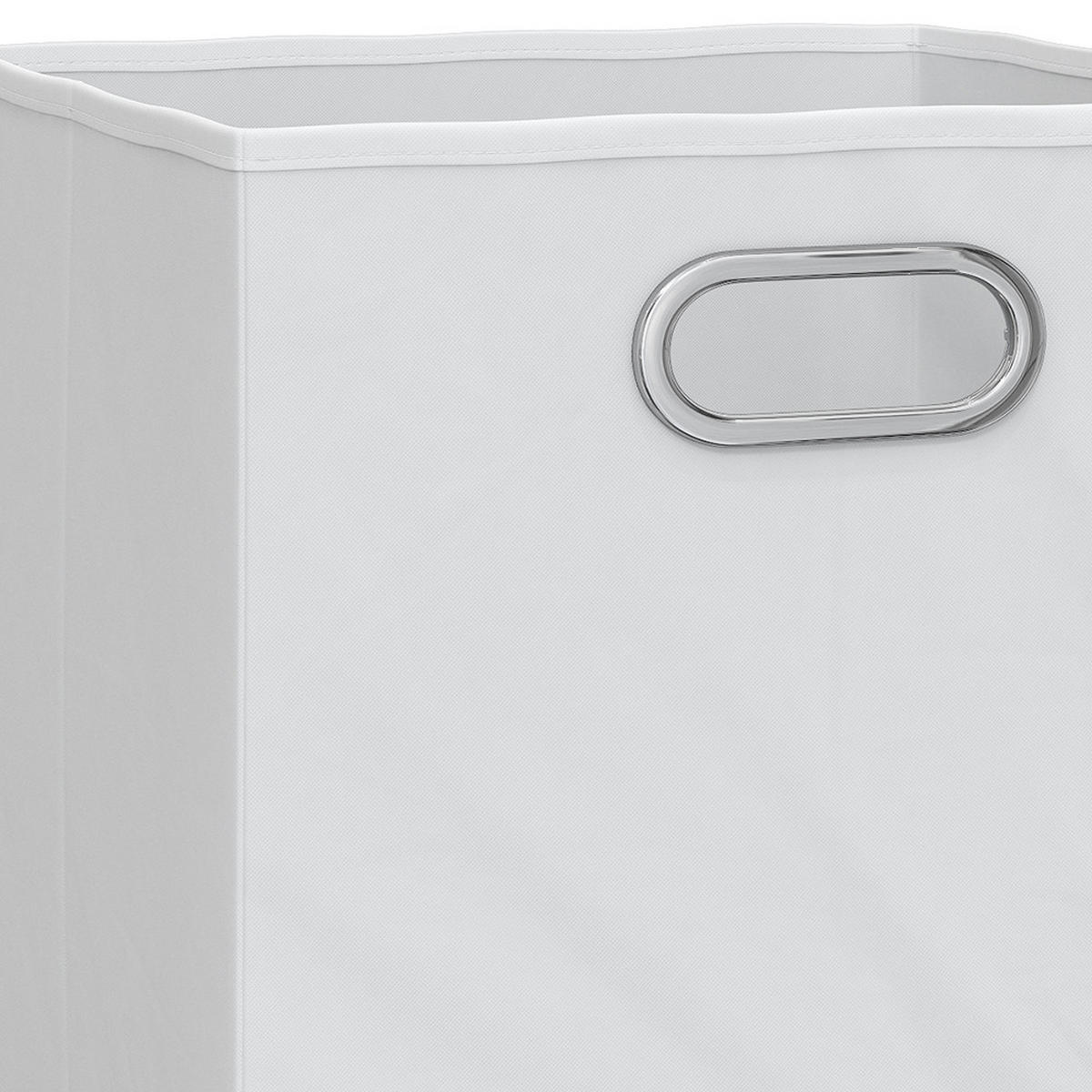 FALTBOX Weiß 30 x 30 cm 2er Set - Weiß, Wellpappe (30/30/30cm) - Vicco