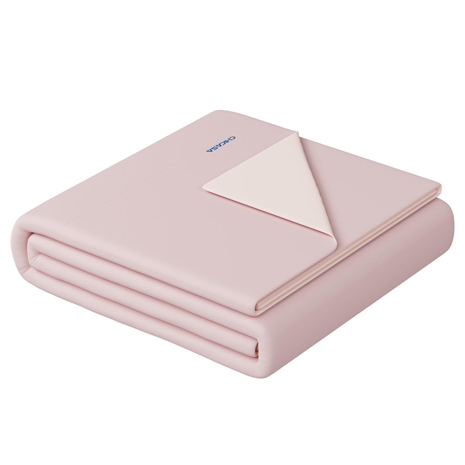 SOMMER-SCHLAFDECKE Rosa 135×200 cm Doppelseitig Atmungsaktiv für erfrischenden Schlaf - Rosa, Textil (135/200cm) - CHICASA