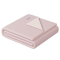 SOMMER-SCHLAFDECKE Rosa 135×200 cm Doppelseitig Atmungsaktiv für erfrischenden Schlaf - Rosa, Textil (135/200cm) - CHICASA