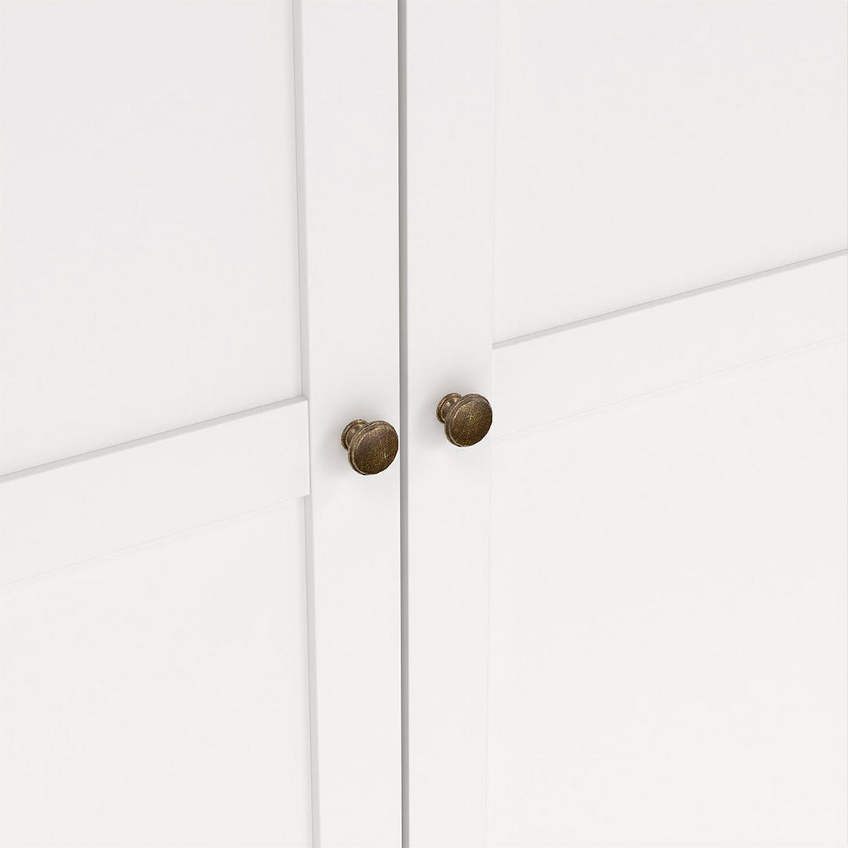 KLEIDERSCHRANK Venedig Weiß 139/61/201 cm - Weiß, Holzwerkstoff (139/201/61cm) - ebuy24