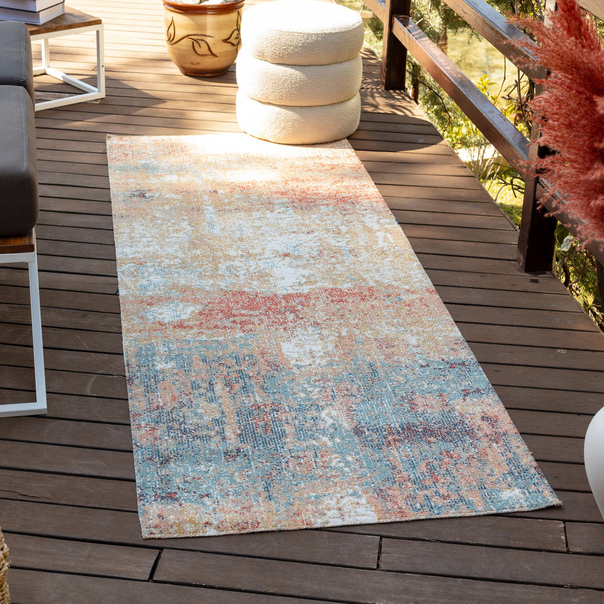 KURZFLORTEPPICH 80/220 cm Orange - Orange, Kunststoff/Textil (80/220cm) - LIVABLISS