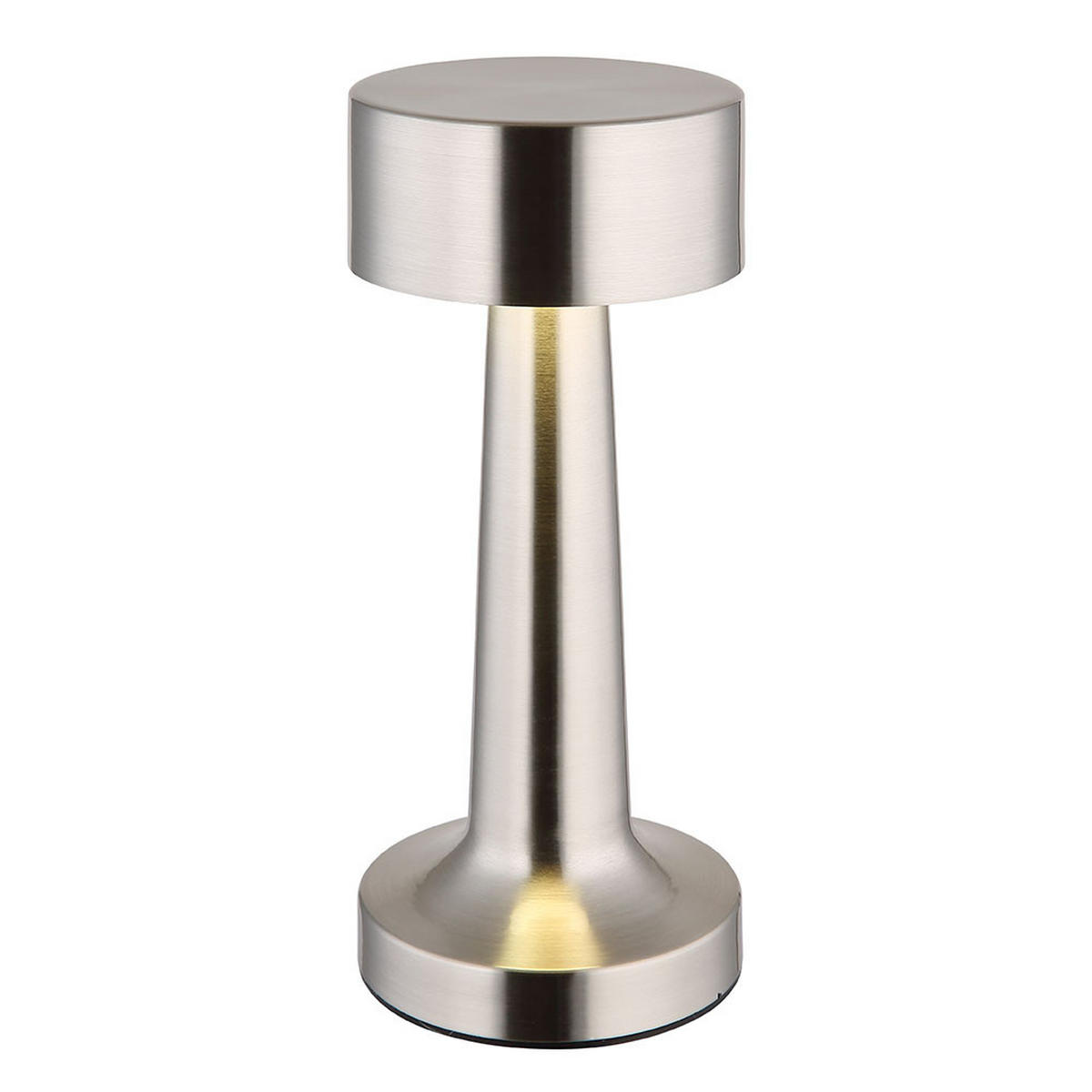 LED TISCHLEUCHTE Nickel Matt - Silberfarben, Metall (9/9/21cm) - Globo Lighting