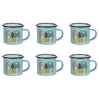 TASSEN 6er-Set Peanuts 380 ml - Blau, Keramik (0.38L) - Butlers