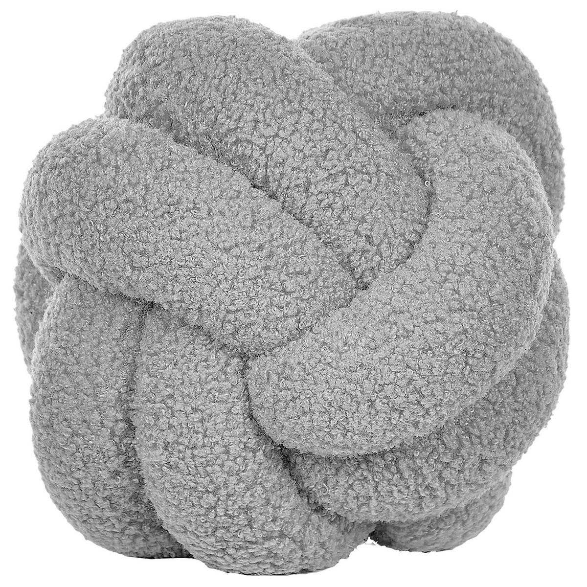DEKOKISSEN 2er-Set Grau 19/19 cm Malni - Grau, Textil (19/19cm) - Beliani