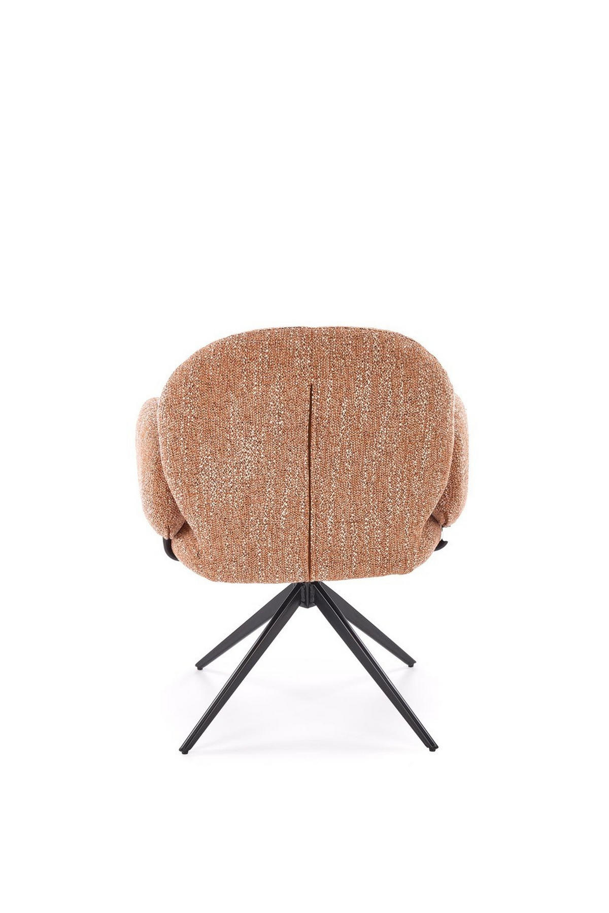 Sessel BERRY 360° gepolstert Rotbraun - Rotbraun, Textil (65/83/64cm) - Lookway