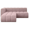 ECKSOFA modulares Sofa Darnel-L1 - 205x177x70 cm Rosa - Rosa, Holzwerkstoff/Textil (205/177cm) - ALTDECOR